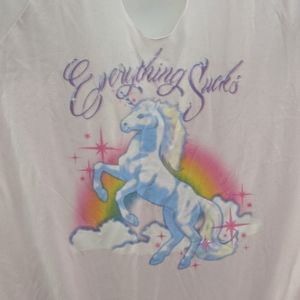 Everything Sucks Unicorn Tshirt